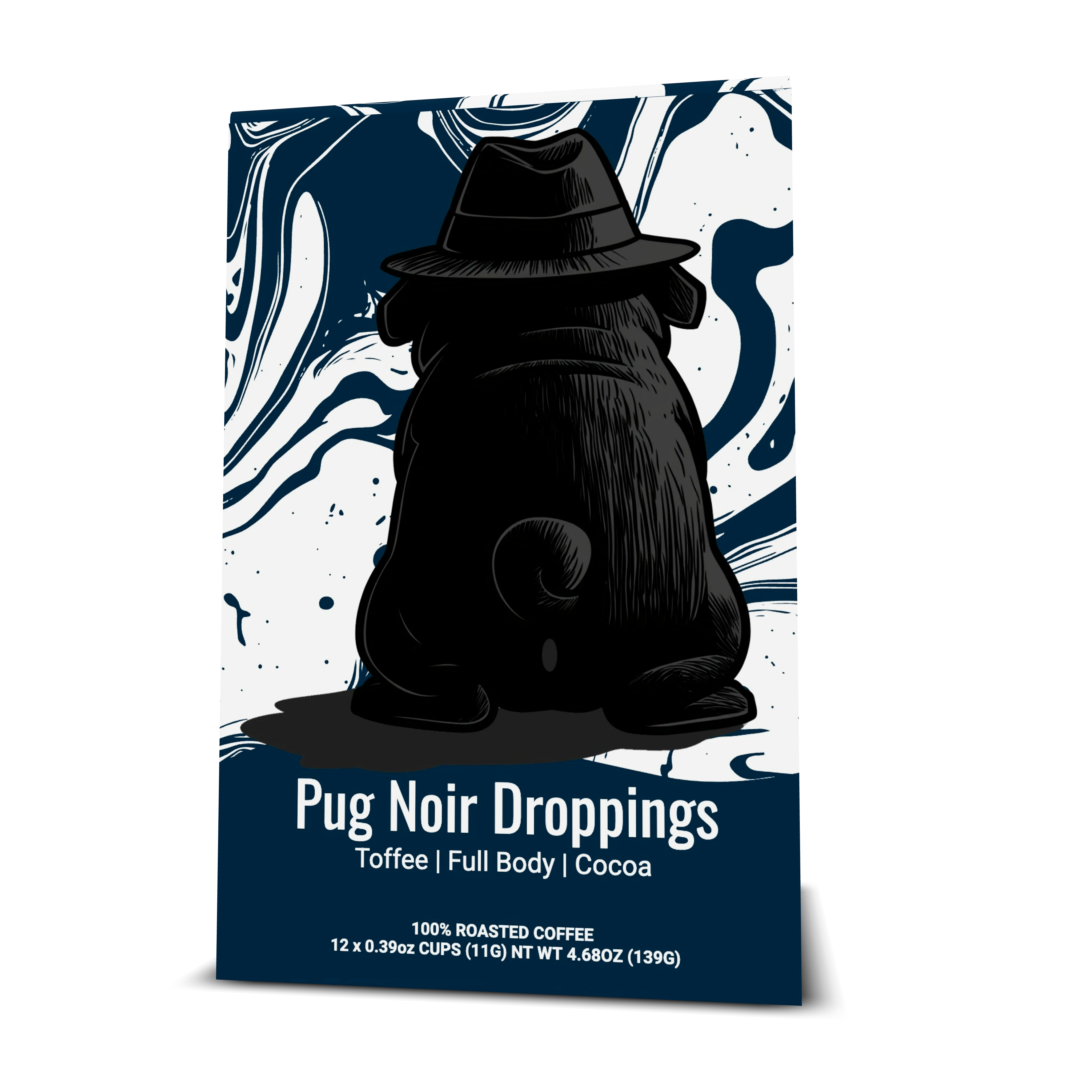 Pug Noir Droppings Coffee Pods