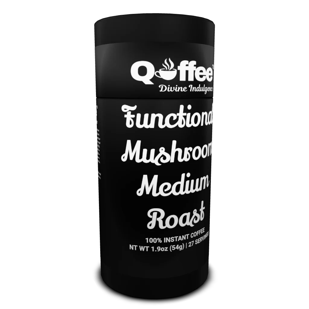 Functional Mushroom Instant Qoffee (Medium Roast)