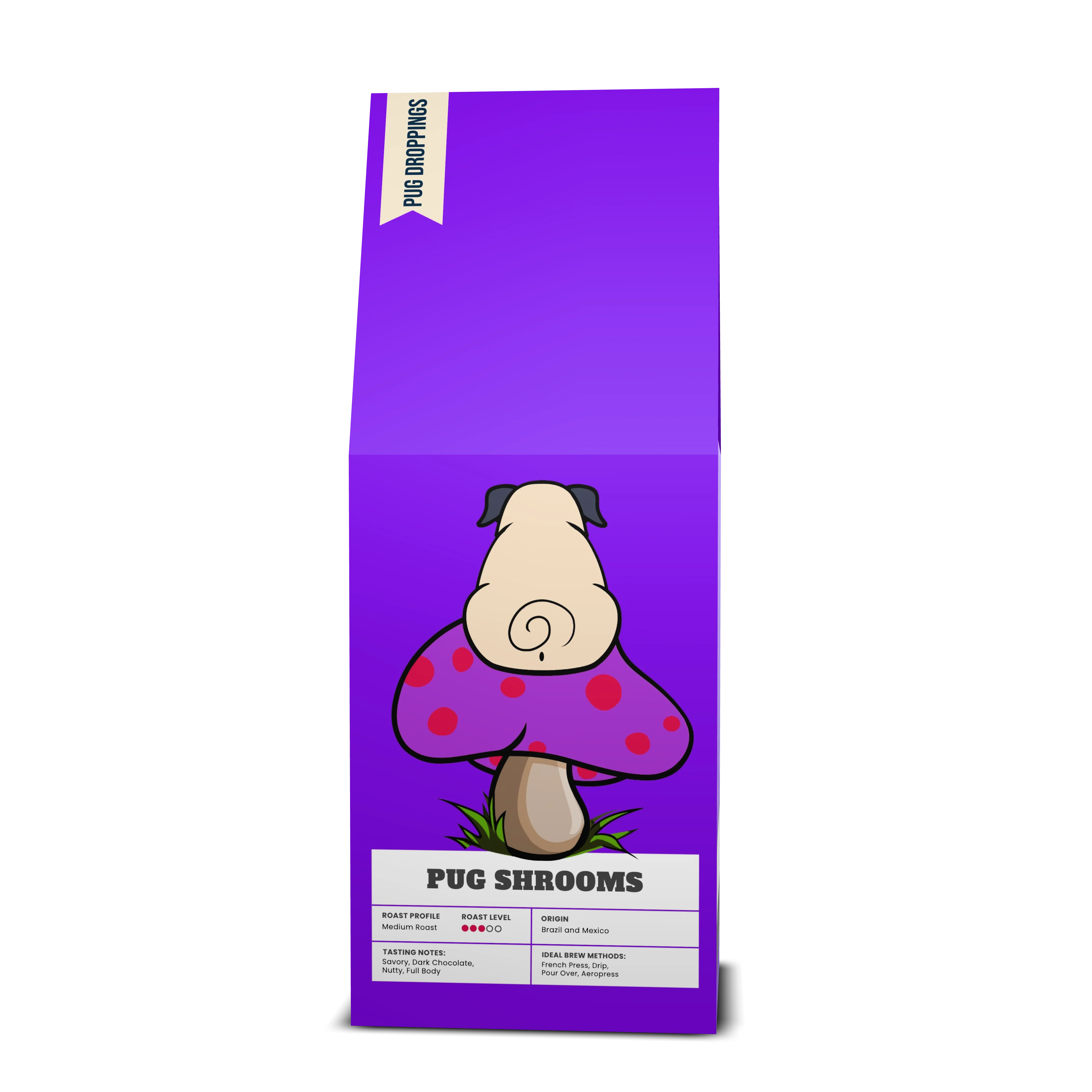 Pug Shrooms - Pug Droppings Coffee