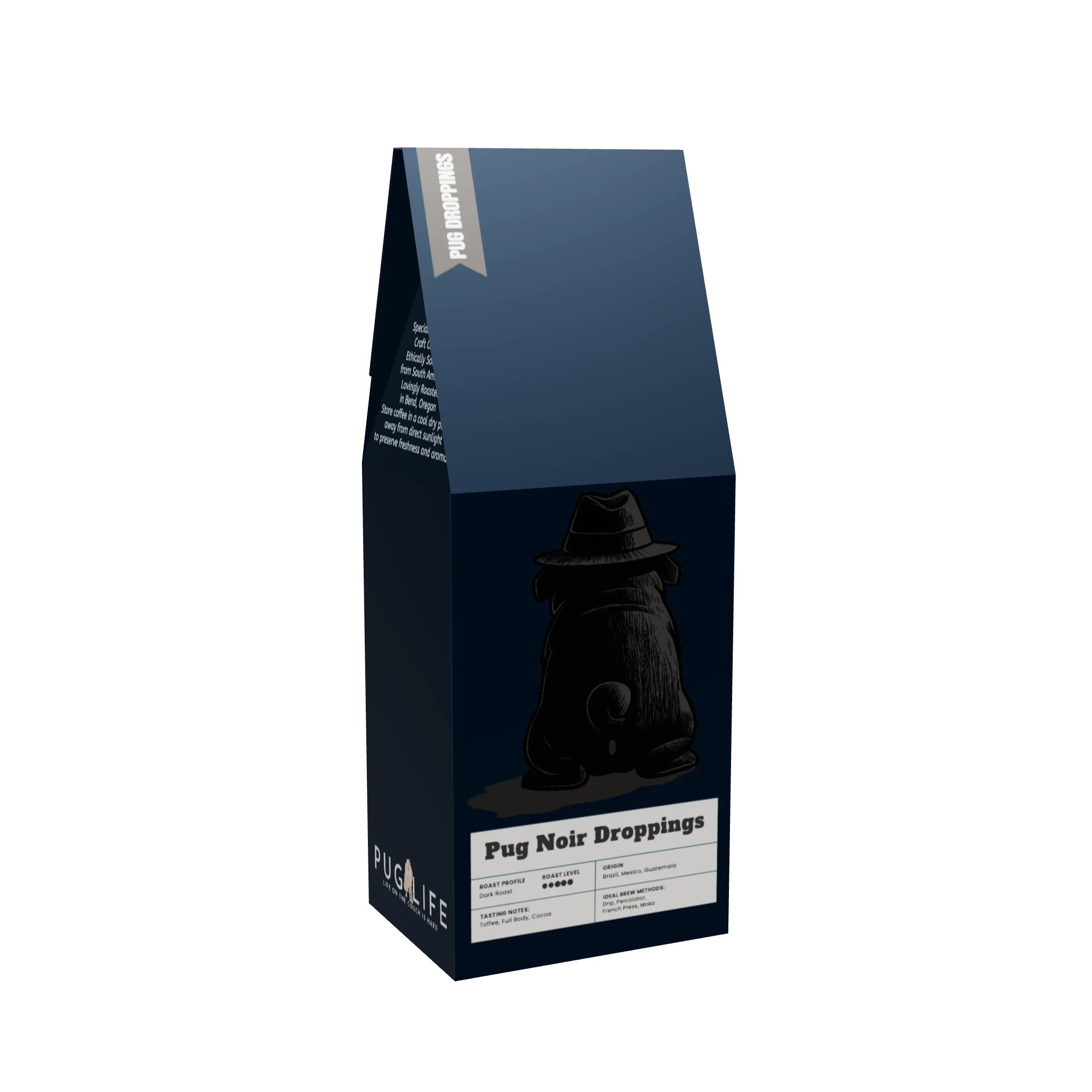 Pug Noir Droppings Coffee (Dark Roast)